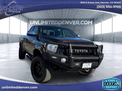 2016 Toyota Tundra for sale at Unlimited Auto Sales in Denver CO