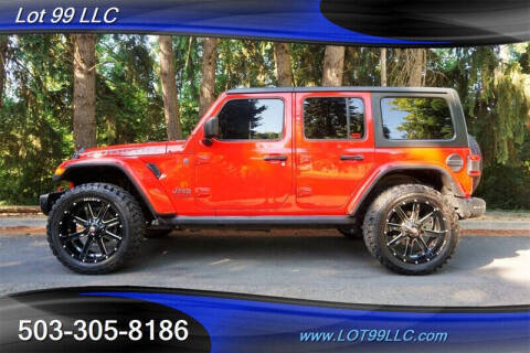 2018 Jeep Wrangler Unlimited for sale at LOT 99 LLC in Milwaukie OR