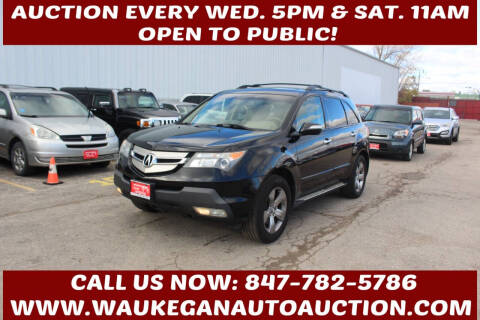 2008 Acura MDX for sale at Waukegan Auto Auction in Waukegan IL