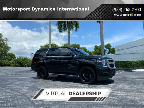 2015 Chevrolet Tahoe for sale at Motorsport Dynamics International in Pompano Beach FL