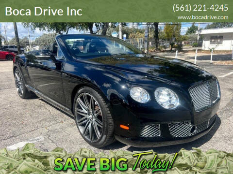 2014 Bentley Continental for sale at Boca Drive Inc in Oakland Park FL