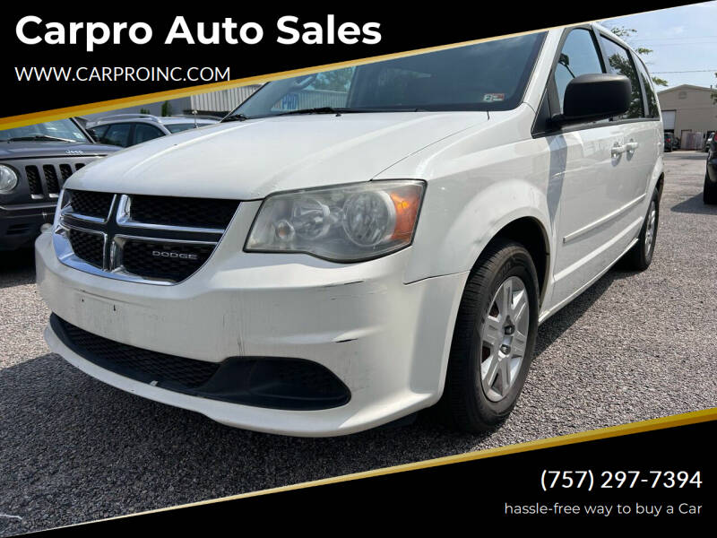 2011 Dodge Grand Caravan for sale at Carpro Auto Sales in Chesapeake VA