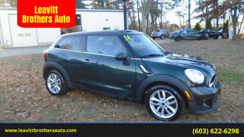 2014 MINI Paceman for sale at Leavitt Brothers Auto in Hooksett NH