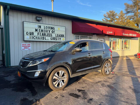 2012 Kia Sportage for sale at GRESTY AUTO SALES in Loves Park IL