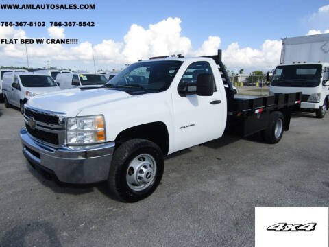 2011 Chevrolet Silverado 3500HD for sale at AML AUTO SALES - Flat Beds in Opa-Locka FL