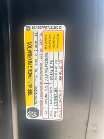 2020 Chevrolet Express LT 3500