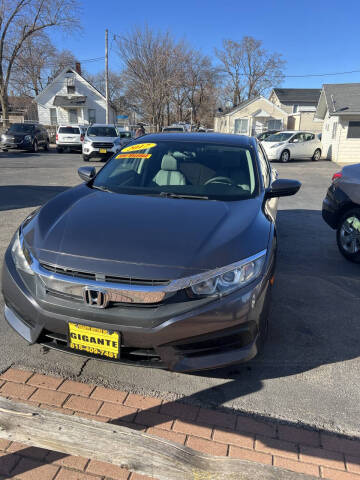 2017 Honda Civic for sale at GIGANTE MOTORS INC in Joliet IL