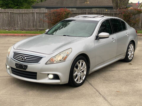 2010 Infiniti G37 Sedan for sale at KM Motors LLC in Houston TX