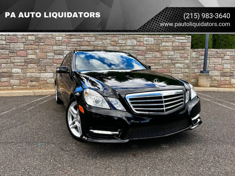 2013 Mercedes-Benz E-Class for sale at PA AUTO LIQUIDATORS in Huntingdon Valley PA