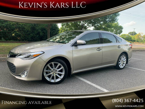 2013 Toyota Avalon for sale at Kevin's Kars LLC in Richmond VA
