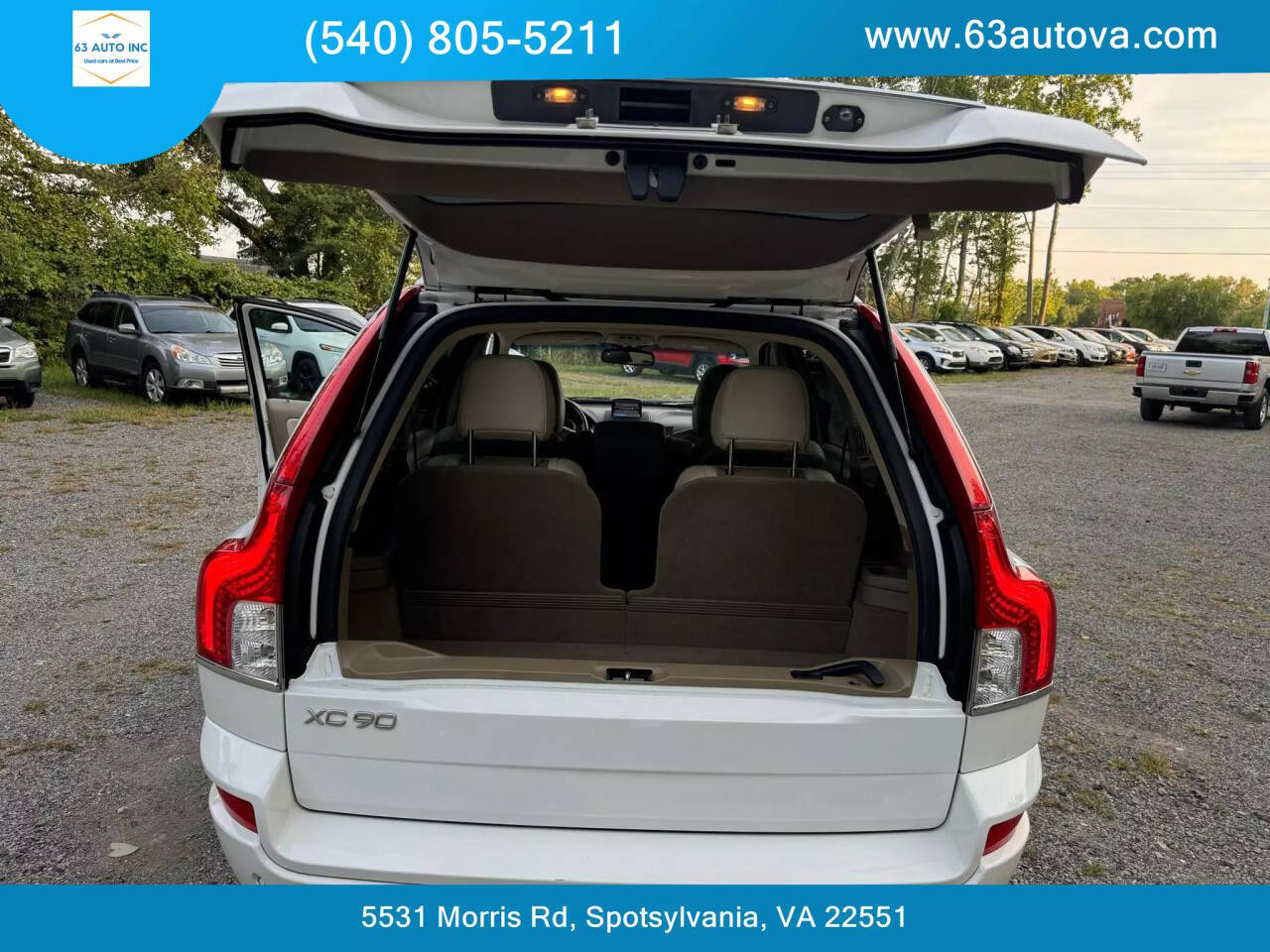 2013 Volvo XC90 for sale at 63 Auto Inc in Spotsylvania, VA