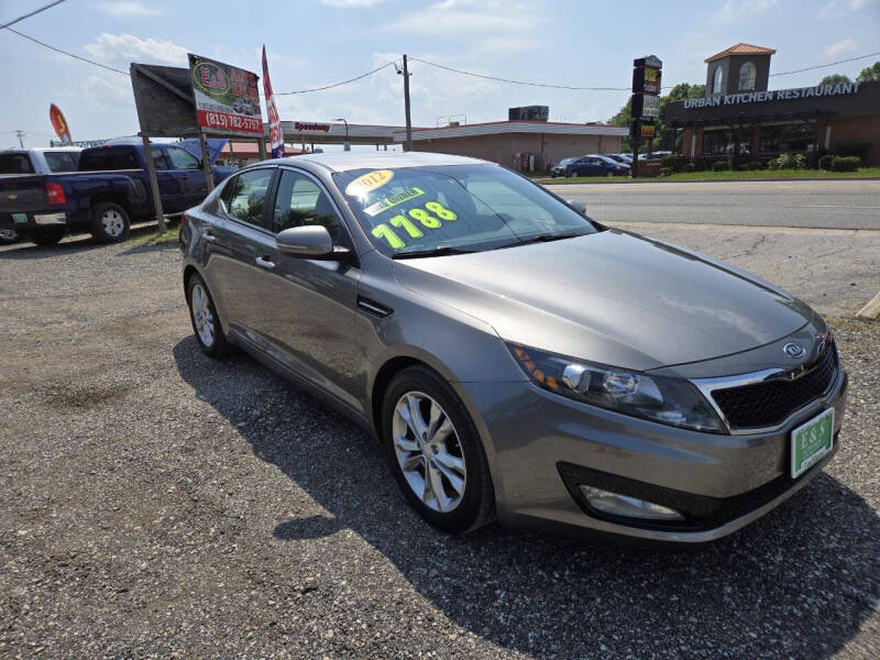 2012 Kia Optima for sale at E & S Auto Sales Inc in Crest Hill IL