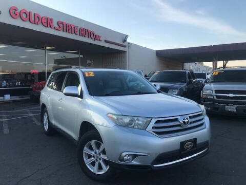 2012 Toyota Highlander for sale at Golden State Auto Inc. in Rancho Cordova CA