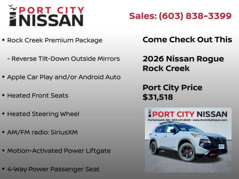 2026 Nissan Rogue Rock Creek