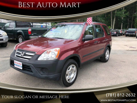 2006 Honda CR-V for sale at Best Auto Mart in Weymouth MA