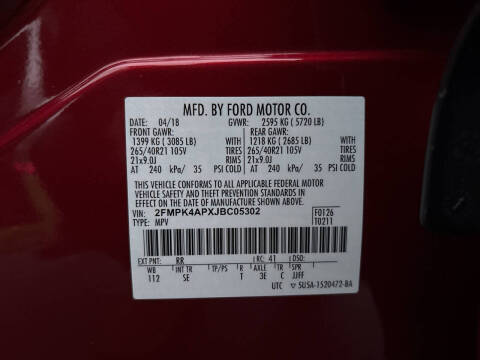 2018 Ford Edge Sport