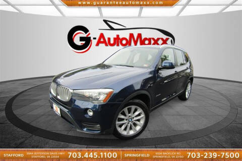 2016 BMW X3 for sale at Guarantee Automaxx in Stafford VA