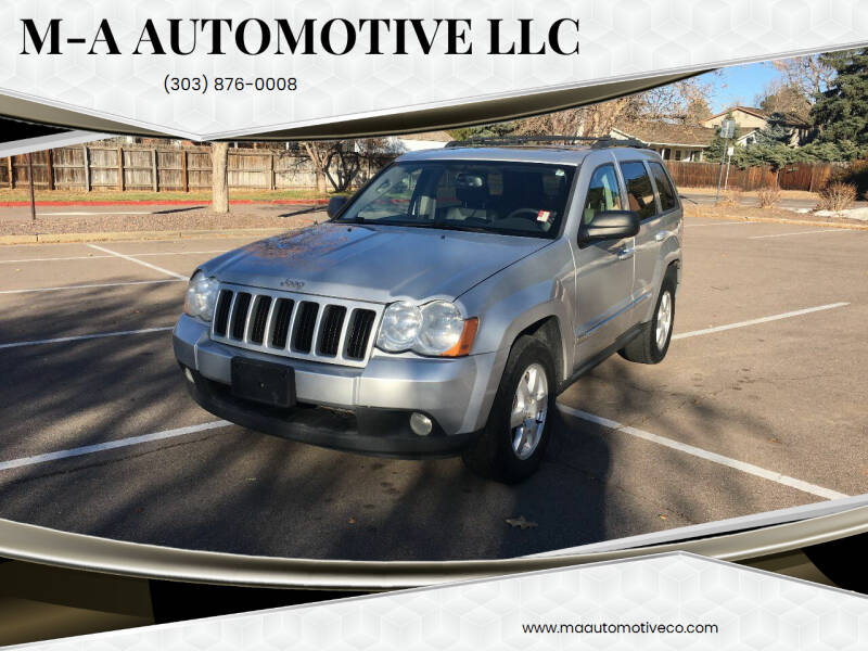 2010 Jeep Grand Cherokee for sale at M-A Automotive LLC in Aurora CO