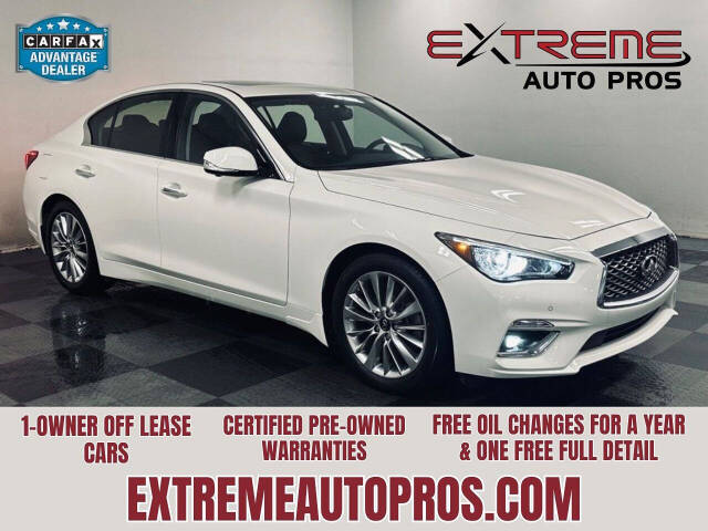 2021 INFINITI Q50 for sale at Extreme Auto Pros in Parma Heights, OH