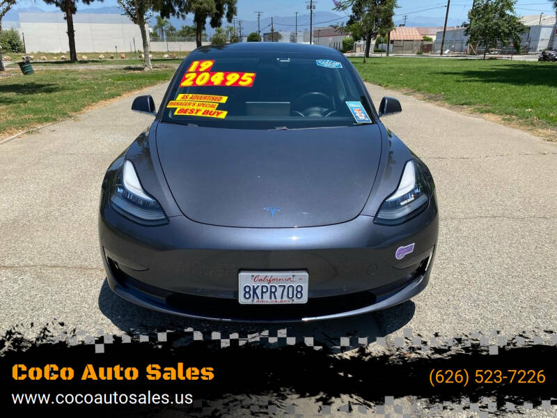 2019 Tesla Model 3 for sale at CoCo Auto Sales in South El Monte CA