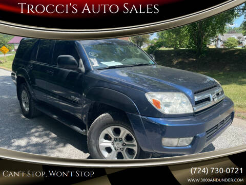 2005 Toyota 4Runner for sale at Trocci's Auto Sales in West Pittsburg PA