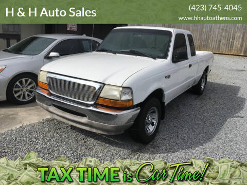 1999 Ford Ranger for sale at H & H Auto Sales in Athens TN
