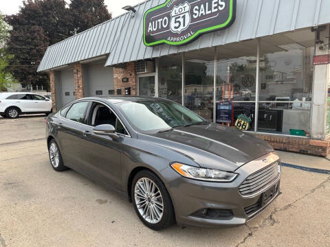 2015 Ford Fusion for sale at LOT 51 AUTO SALES in Madison WI