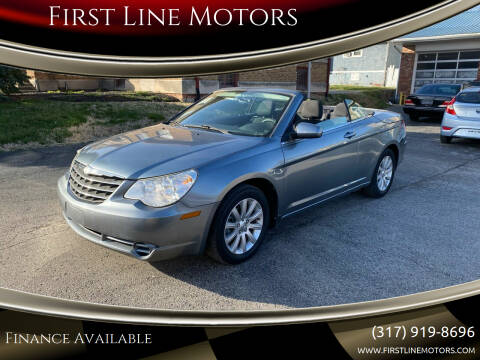 2010 Chrysler Sebring for sale at First Line Motors in Brownsburg IN