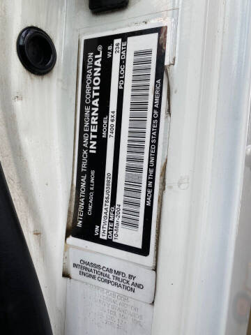 2005 International WorkStar 7400