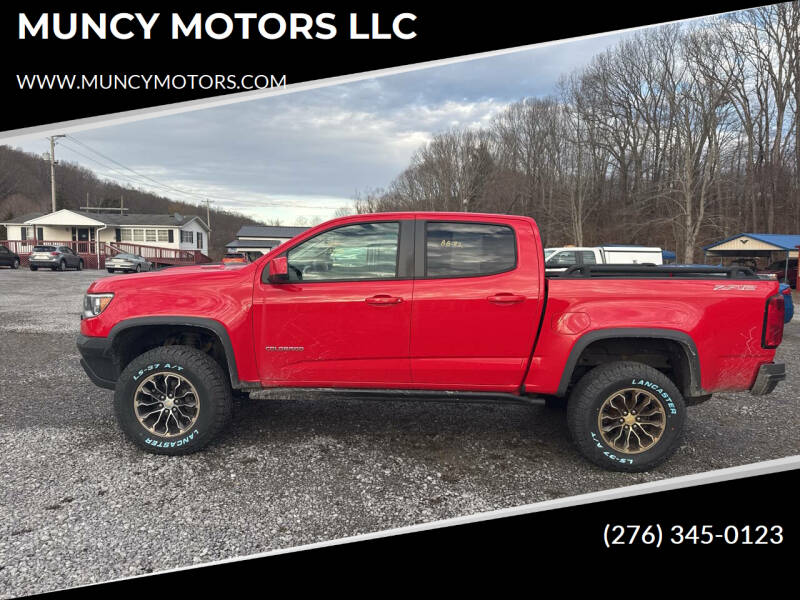 2017 Chevrolet Colorado for sale at MUNCY MOTORS LLC in Bluefield VA