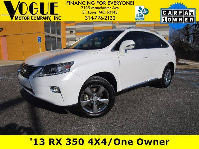2013 Lexus RX 350 for sale at Vogue Motor Company Inc in Saint Louis MO