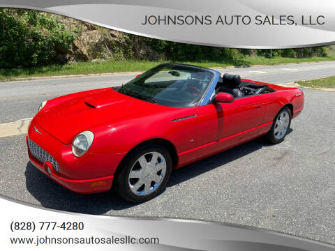 2003 Ford Thunderbird for sale at Johnsons Auto Sales, LLC in Marshall NC