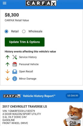 2017 Chevrolet Traverse LS
