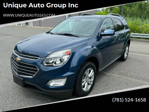 2017 Chevrolet Equinox for sale at Unique Auto Group Inc in Whitman MA