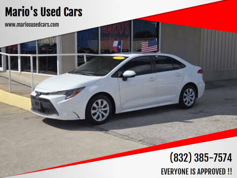 2021 Toyota Corolla for sale at Mario's Used Cars in Houston TX