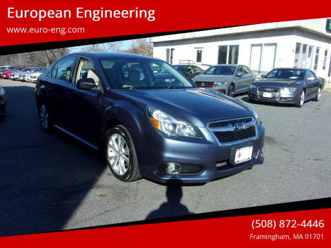 2014 Subaru Legacy for sale at European Engineering in Framingham MA