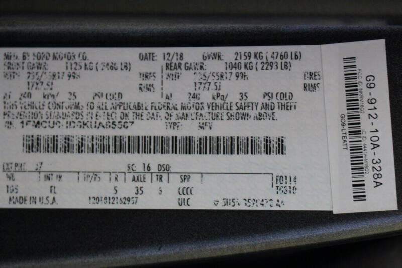 2019 Ford Escape SEL