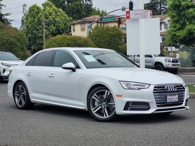 Off white 2017 Audi A4 2.0T quattro Premium Plus AWD 2.0T quattro Premium Plus 4dr Sedan 7A 2