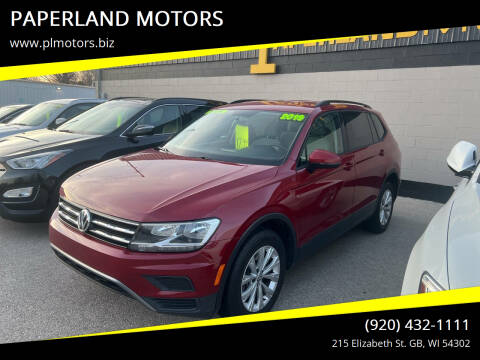 2019 Volkswagen Tiguan for sale at PAPERLAND MOTORS in Green Bay WI