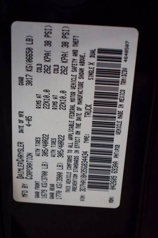 2005 Dodge Ram 1500 SRT-10