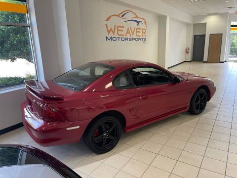 1998 Ford Mustang SVT Cobra for sale at Weaver Motorsports Inc in Cary NC