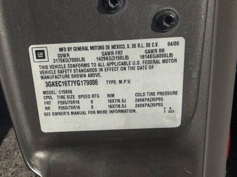 2000 GMC Yukon XL