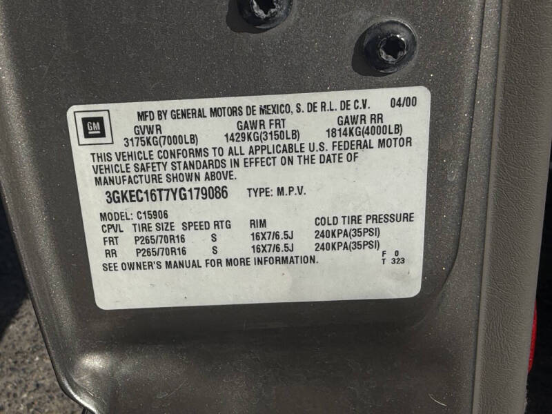 2000 GMC Yukon XL