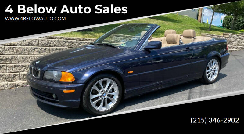 2000 BMW 3 Series for sale at 4 Below Auto Sales in Willow Grove PA