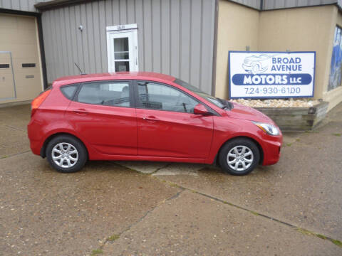 2014 Hyundai Accent for sale at Broad Avenue Motors LLC in Belle Vernon PA