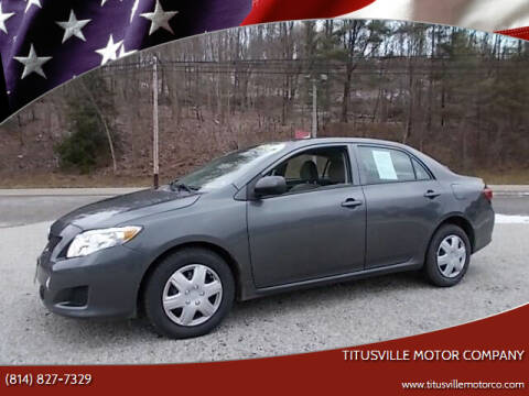 2010 Toyota Corolla for sale at Titusville Motor Company in Titusville PA