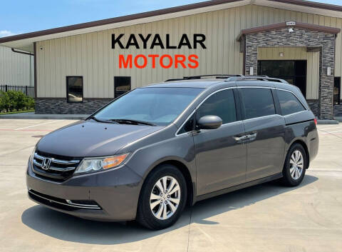 2016 Honda Odyssey for sale at KAYALAR MOTORS SUPPORT CENTER in Houston TX