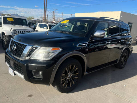 2017 Nissan Armada for sale at Hugo Motors INC in El Paso TX
