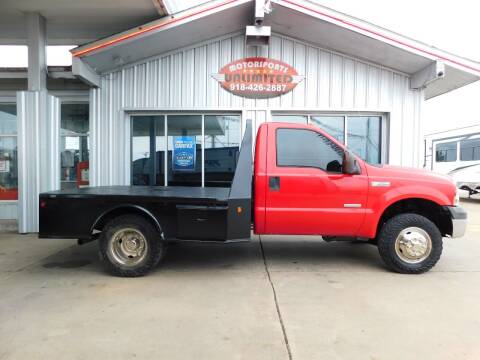 2005 Ford F-350 Super Duty for sale at Motorsports Unlimited in McAlester OK