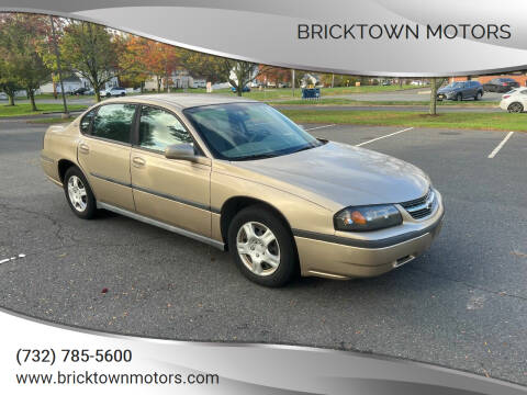 2004 Chevrolet Impala for sale at Bricktown Motors in Brick NJ